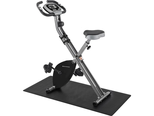 songmics folding exercise bike