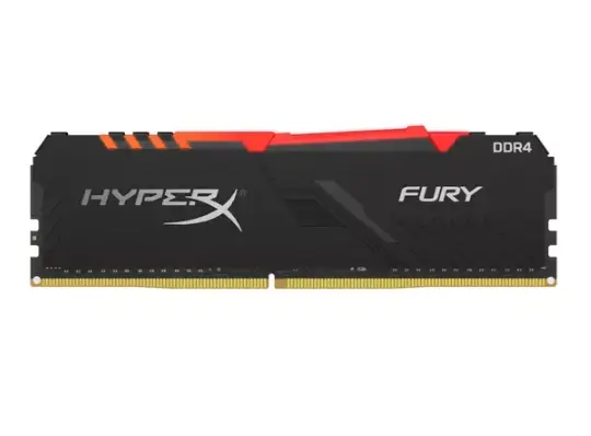 MEMORIA RAM KINGSTON HYPERX FURY RGB 8GB DDR4 3000MHZ DIMM (1 x 8GB) INTEL XMP