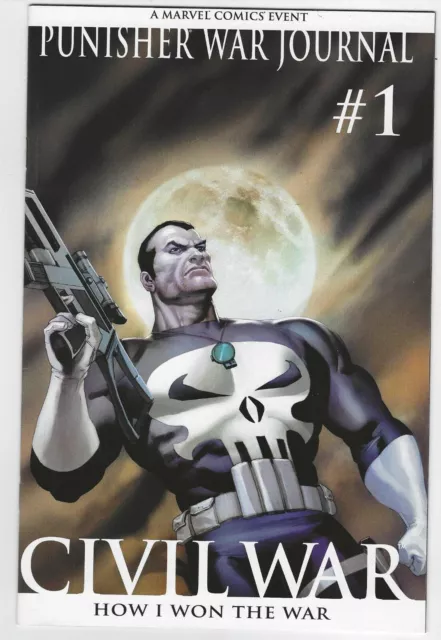 PUNISHER WAR JOURNAL 1 NM 2nd PRINT VARIANT 2007 2006 SERIES LB2
