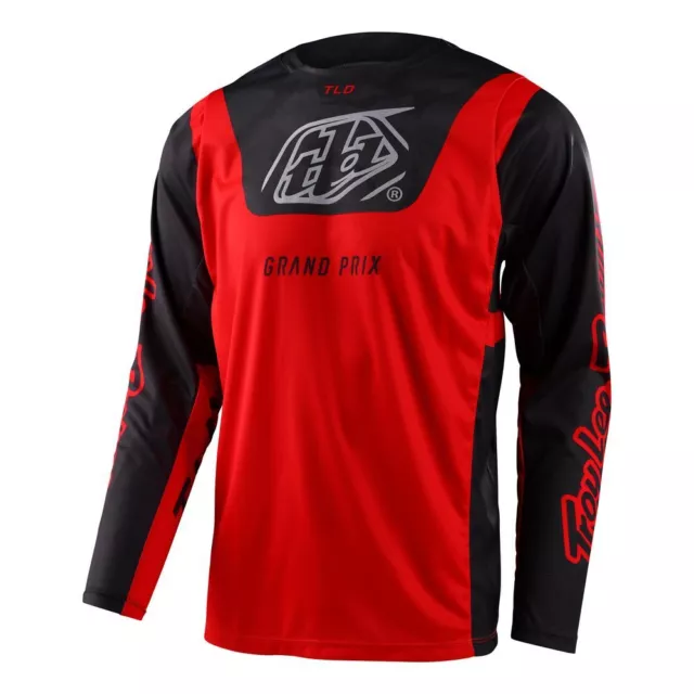 377925014 - Ventilated and comfortable GP PRO BLENDS CAMO motocross jersey L/Red