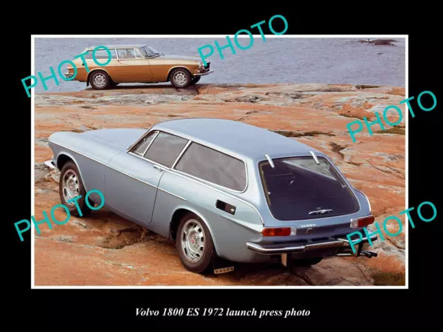 OLD 8x6 HISTORIC PHOTO OF 1972 VOLVO 1800 ES LAUNCH PRESS PHOTO 4