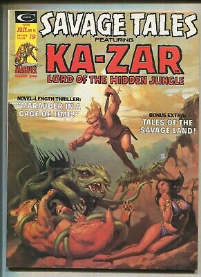Savage Tales- Ka-Zar Lord Of The Hidden Jungle #11 FN/VF Savage Land  GN2