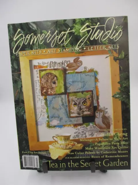 Vtg Mar April 2003 Somerset Studio Magazine Paper Stamping Letter Arts Media