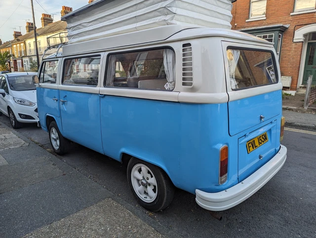 VW T2 Camper Van 1973. MOT and tax exempt. Refurbished Engine 2