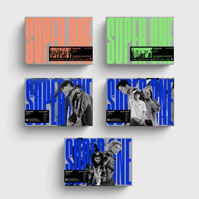 SuperM 1st Album [Super One] CD+Book+Booklet+2p Card+F.Poster(On Pack)+F.Poster