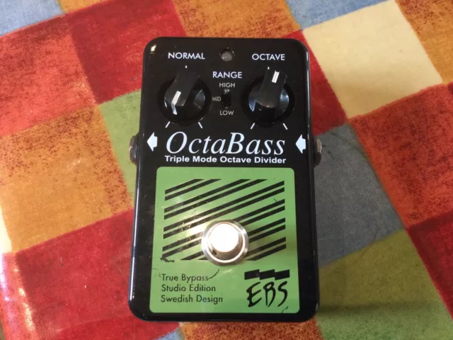 EBS OctaBass Blue Label Analog Octave Pedal