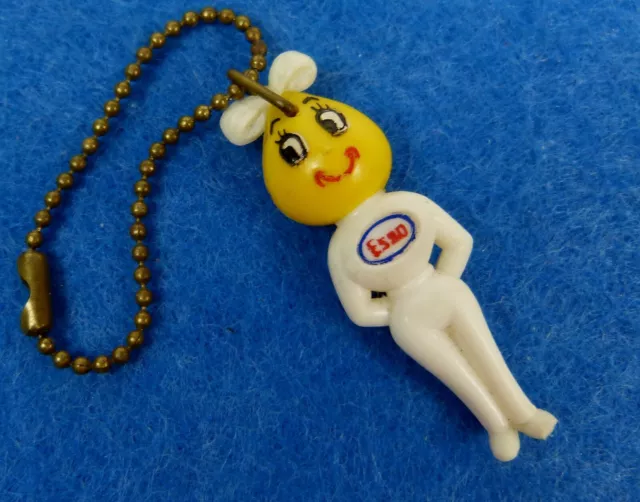 Porte-clés, Key ring - ESSO OIL DROP - Fille / Girl –