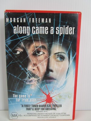 ALONG CAME A Spider, Morgan Freeman, VHS Tape, Vintage Video, Movie