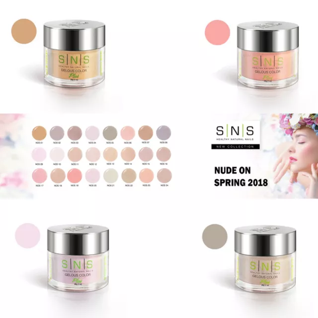 SNS Nail Dipping Powder Nude on Spring Colleciton (NOS) *Choose any one* 1oz