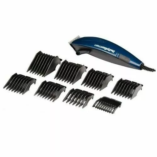 BaByliss E695E Tondeuse Cheveux et Corps pour Homme - Bleue 8 guides 5 positions 2