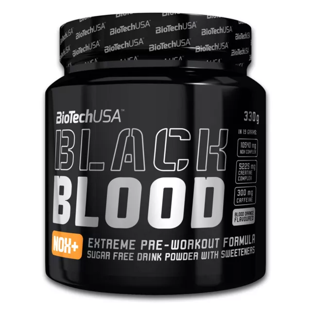 BioTech pre-workout BLACK BLOOD CAF+/NOX+ 300/600g extreme preworkout 3