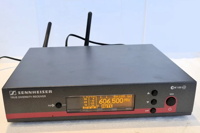 Sennheiser EM100 G3  Diversity Receiver GB-BAND 606 - 648 MHz