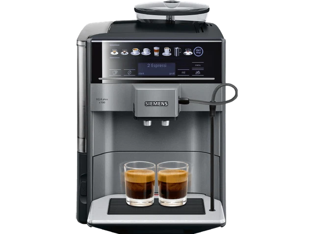 Siemens Te651509de Eq 6 Plus S100 Kaffeevollautomat Schwarz Titanium Metallic