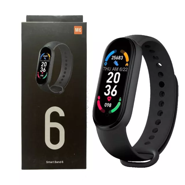 Orologio Smartwatch M6 Smart Band Fitness Tracker Sport CARDIOFREQUENZIMETRO O2♥