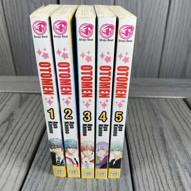 Otomen Manga English Lot Vol. 1-5 By Aya Kanno - All First Editions