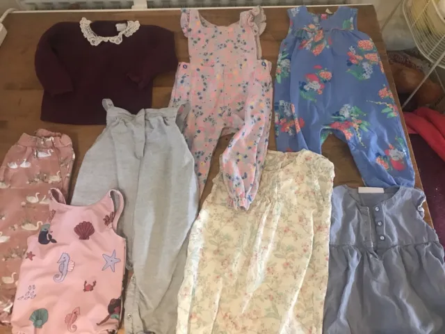 Girls Clothing Bundle 9-12 Months - Joules / mamas&papas / LWC / Next / M&S