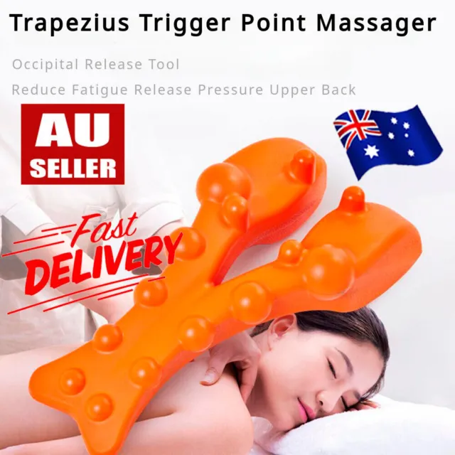 Trapezius Trigger Point Massager Release Pressure Upper Back Waist Acupressure D