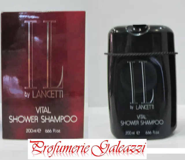 IL DI LANCETTI UOMO VITAL SHOWER SHAMPOO - 200 ml ( SCATOLA VINTAGE )