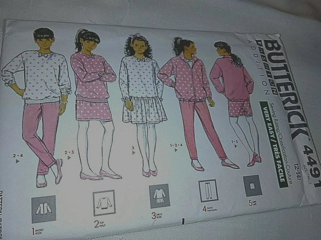 4491 Butterick SEWING Pattern  VTG OOP SEW  Size 12 - 14  uncut   +