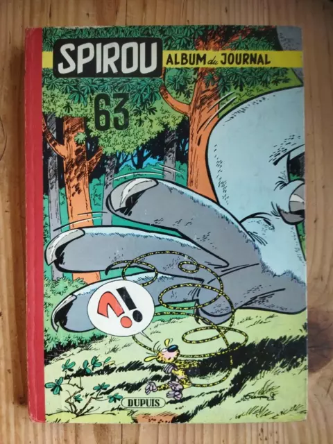 Reliure éditeur Album du Journal de Spirou N°63 1957