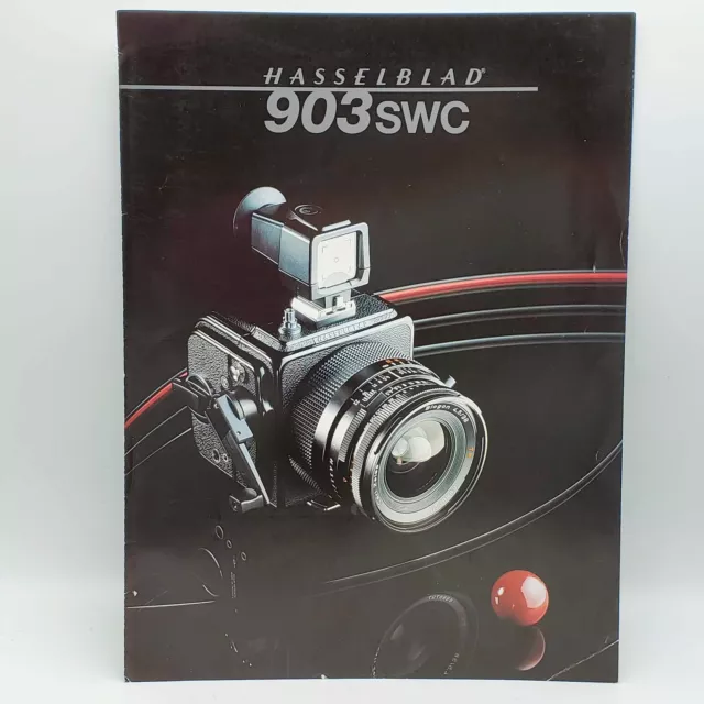 1988 Hasselblad 903SWC Medium Format Film Camera Advertising Brochure *Spanish*