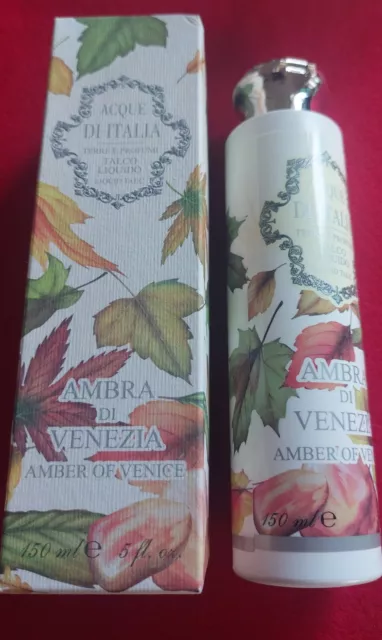 Acque D Italia Talco Liquido Ambra Di Venezia 150Ml