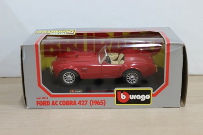 Burago FORD AC COBRA ROUGE BURAGO 1:24 NEUF EN BOITE coupé sport 1965 MYTHIQUE 