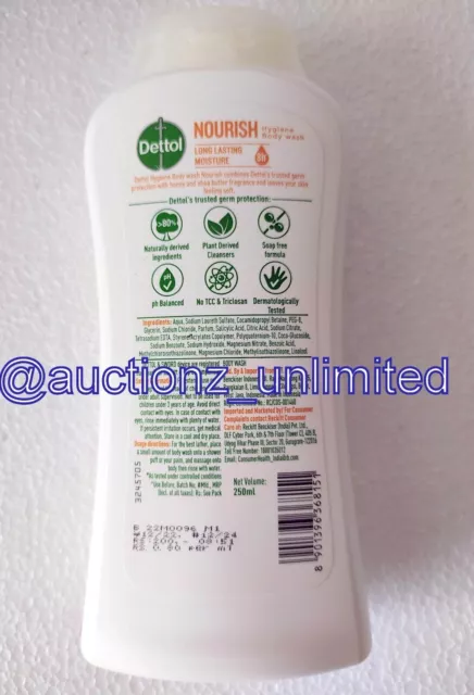 Jabón corporal y gel de ducha para mujeres y hombres Nourish 250 ml Gel de... 3