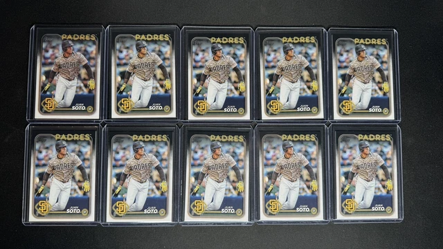 JUAN SOTO 2024 TOPPS 12 CARD LOT 50 SAN DIEGO PADRES YANKEES 0.99