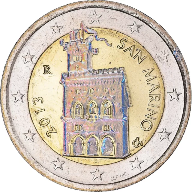 [#1148121] San Marino, 2 Euro, 2013, Rome, Hologramme, STGL, Bi-Metallic, KM:486