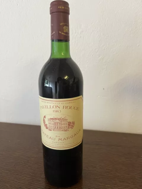 Château MARGAUX PAVILLON ROUGE 1983 Grand Cru Rare 40 ans !