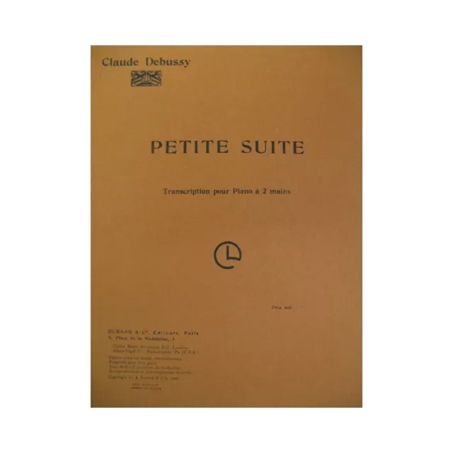 DEBUSSY Claude Petite Suite Piano 1950