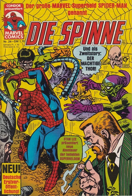 die-spinne-nr-24-condor-verlag-1980-spiderman-marvel-eur-7-00-picclick-de