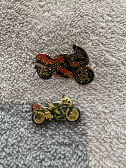 Yamaha motorcycle pin badge Plus Suzuki Cute Vintage Badges