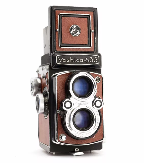 Yashica 635 Replacement Cover - Laser Cut Recycled Leather - Grainy