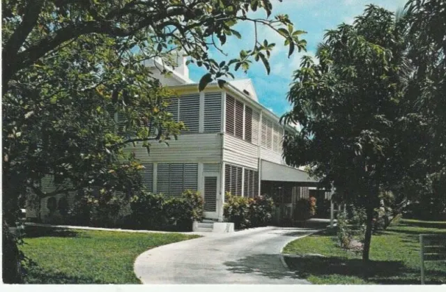 The Little White House Located in Naval Station Key West Postcard Lot 7049