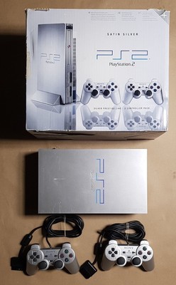 PACCHETTO CONSOLE PLAYSTATION 2 PS2 Silver Prestige Line Edition 1 EUR 113,98 - PicClick IT