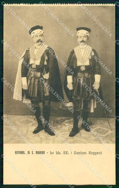 San Marino Città Capitani Reggenti Costumi cartolina RT1090