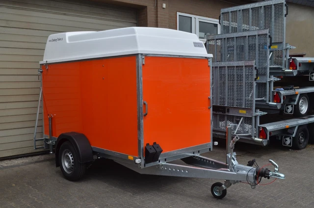 PKW Anhänger NEU 1300 Kg Kofferanhänger mit Deckel 2620x1300x1300 PKW Anhänger NEU 1300 Kg Kofferanhänger mit Deckel 2620x1300x1300