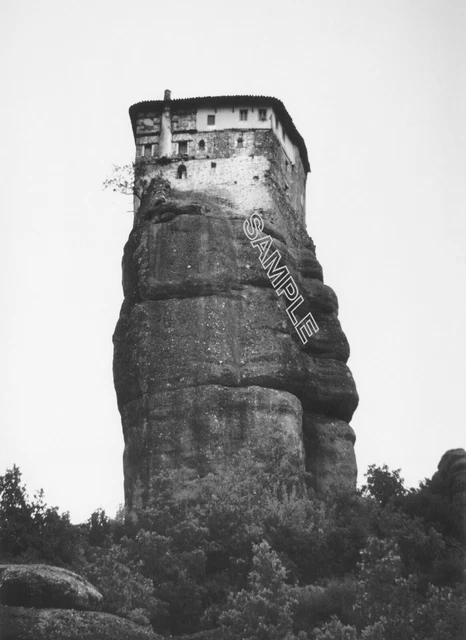 JULIUS SHULMAN -Primitive Monastery, Kalambaka, Greece-Photo