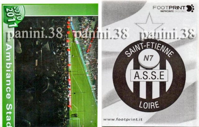 Lot 12 Stickers Panini ASSE Saint-Étienne Originaux - Saisons 2008/2011 - NEUF