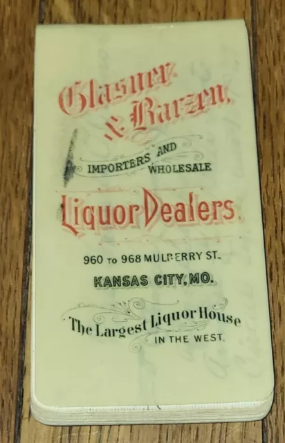 1902 Glasner & Barzen Calender Book / 1927 Denver Police Officer Log