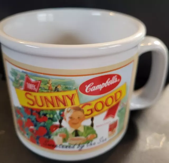 2005 Campbells Soup Sunny Good Tomato Is A Fruit Collectable Mug Cup
