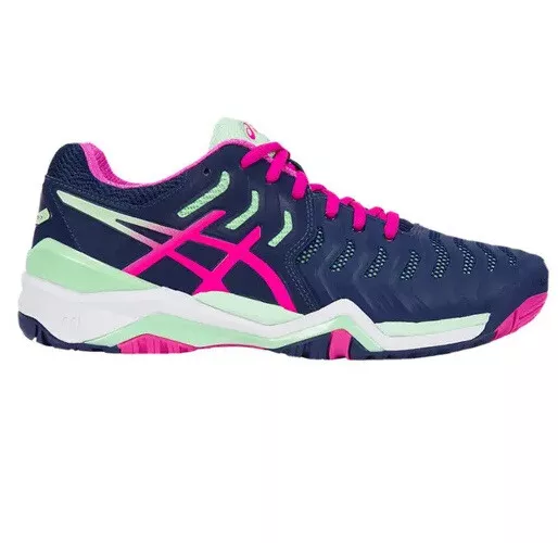 ASICS Gel-Volleycross Revolution 7 Volleyball Shoes Womens Blue Pink Size 9