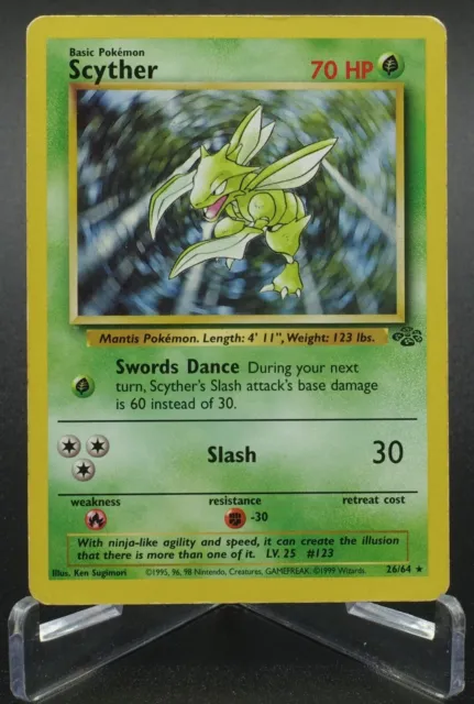 Scyther 26/64 - Jungle Set - Pokemon Card - HP