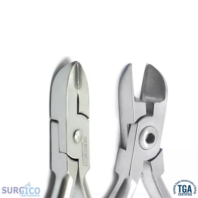 Dental Hard Wire Cutter TC Orthodontic Braces Pin Ligatures Heavy Duty Pliers