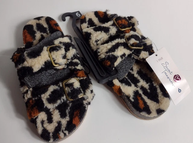 Secret treasures hotsell women's fur slide