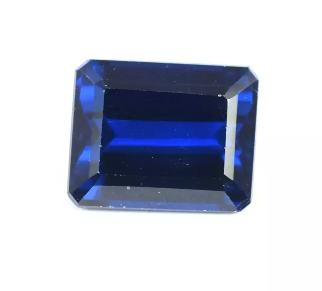 13.15Ct  Natural Stunning Ceylon Blue Sapphire Emerald Shape Loose Gemstone AAA+