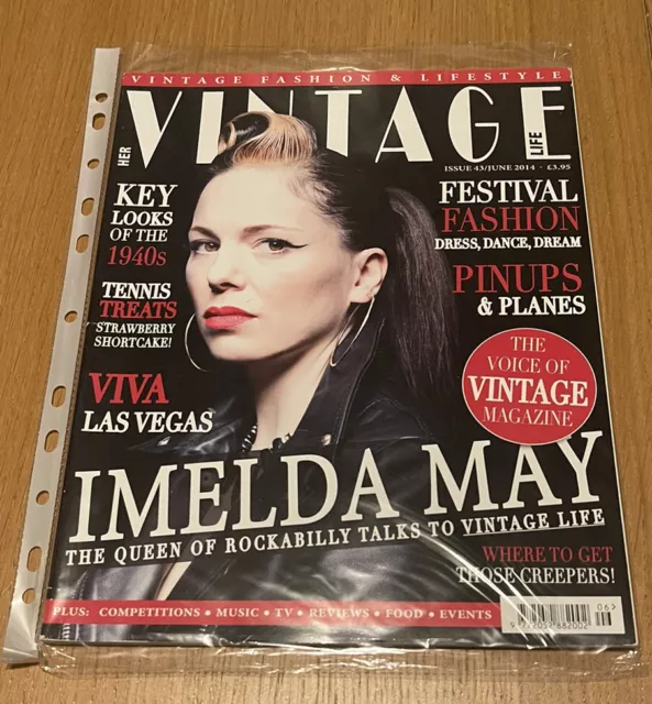 Vintage Life Magazine Issue 43: June 2014 Imelda May Issue RARE