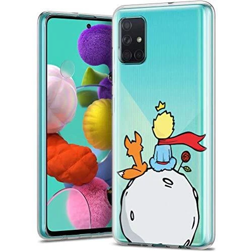Yoedge Cover Samsung Galaxy A71 Antiurto Custodia Trasparente con Disegni (P6C)